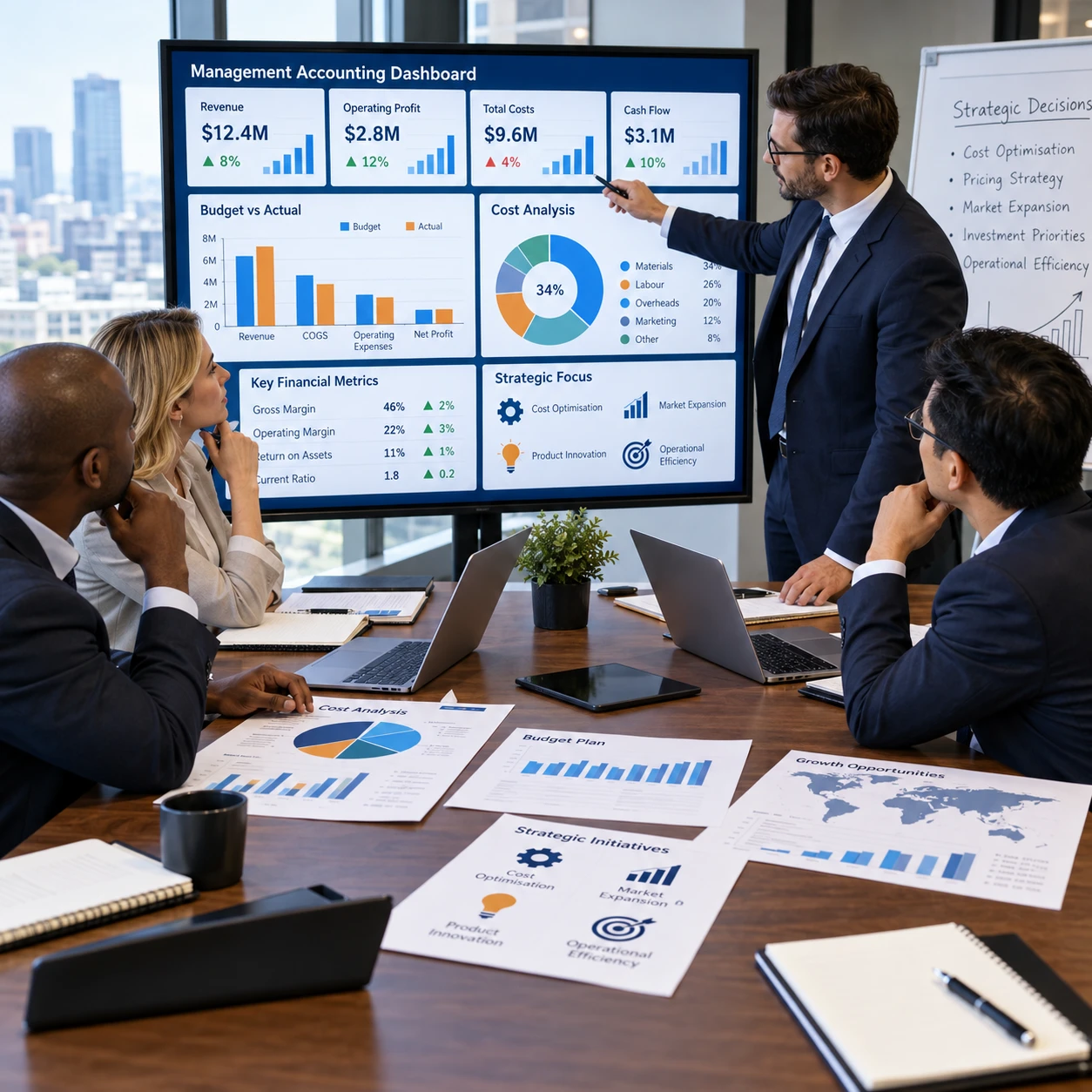 Contabilidad gerencial para la toma de decisiones estratégicas: guía práctica para empresas